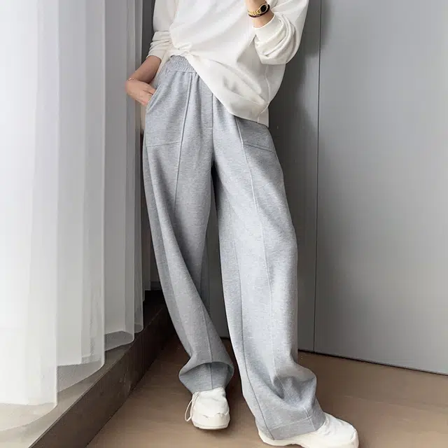 美洋 立裁香蕉裤宽松阔腿高腰休闲裤 女款