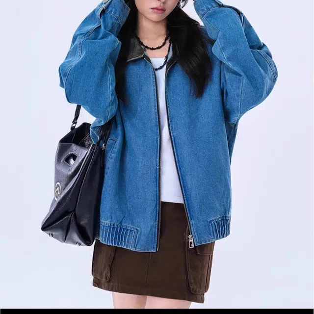 木木兔 潮流时尚秋季女装外套 简约百搭 美式复古短款高街情侣长袖上衣潮夹克 男女同款