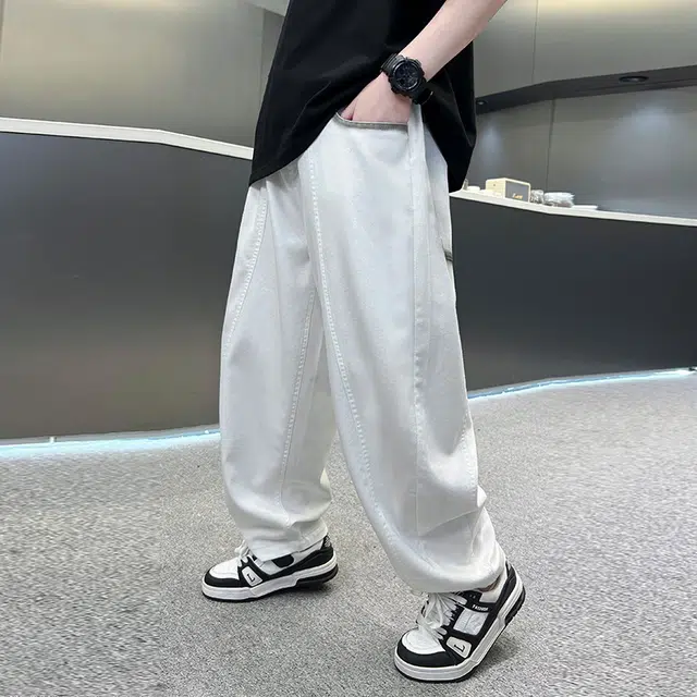 木木兔牛仔裤 时髦洋气舒适宽松 儿童款