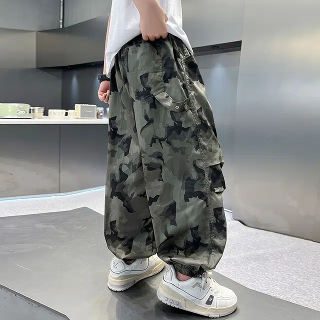 木木兔长裤 百搭休闲亲肤简约潮流个性 儿童款