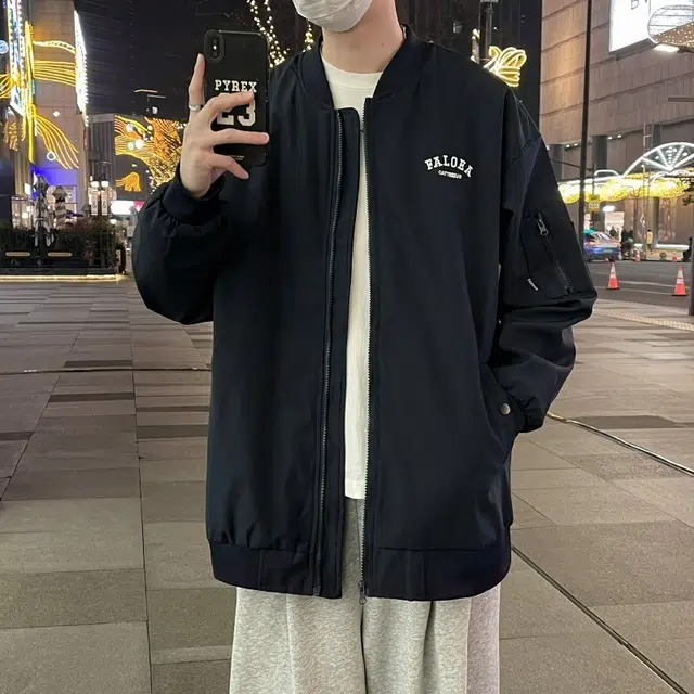 木木兔夹克 潮流时尚秋季男外套 美式复古 情侣装 大码 学生宽松休闲 简约日常通勤百搭 户外防风撞色工装棒球服 青少年