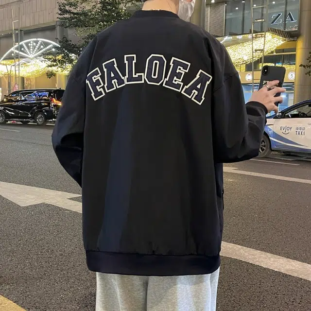 木木兔夹克 潮流时尚秋季男外套 美式复古 情侣装 大码 学生宽松休闲 简约日常通勤百搭 户外防风撞色工装棒球服 青少年