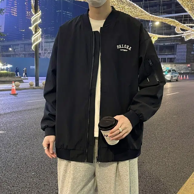 木木兔夹克 潮流时尚秋季男外套 美式复古 情侣装 大码 学生宽松休闲 简约日常通勤百搭 户外防风撞色工装棒球服 青少年