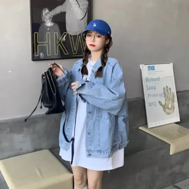 木木兔 潮流时尚秋季外套 情侣装 大码  简约百搭 宽松设计感小众复古港味上衣夹克 男女同款