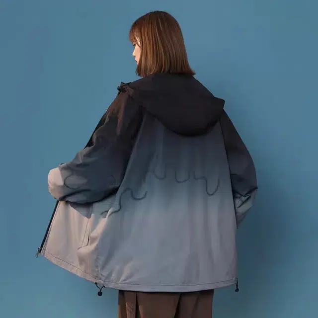 木木兔 潮流时尚 秋季外套 情侣装 大码  简约百搭 宽松休闲高街风防泼水速干运动服夹克 男女同款