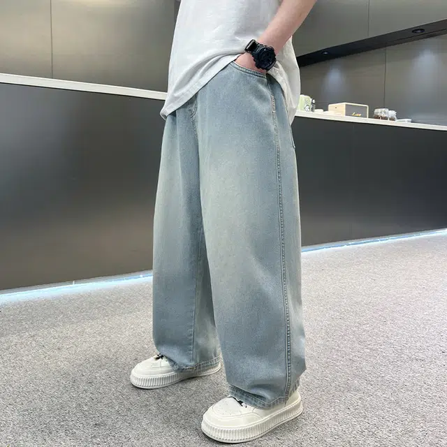 木木兔牛仔裤 时髦洋气冰丝防蚊炸街百搭 儿童款