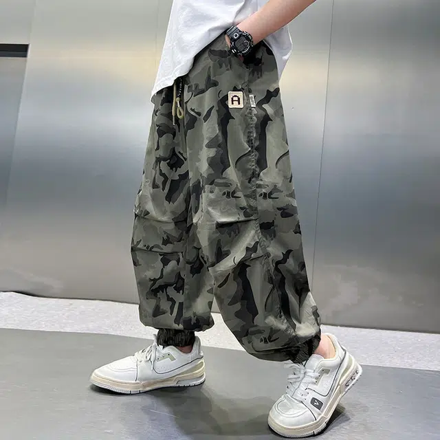 木木兔长裤 百搭休闲亲肤简约潮流个性 儿童款