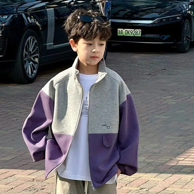 木木兔夹克 青春潮流时尚男大童外套 潮酷秋季百搭时髦洋气 宽松舒适街头风 男孩帅气个性 青少年