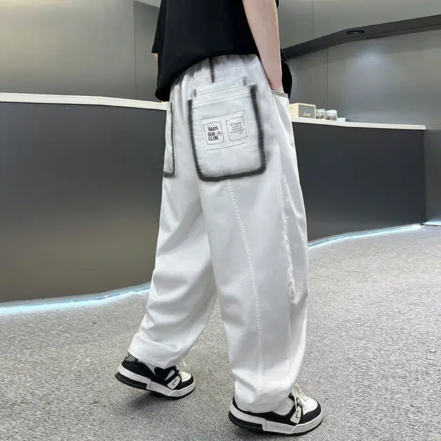 木木兔牛仔裤 时髦洋气舒适宽松 儿童款