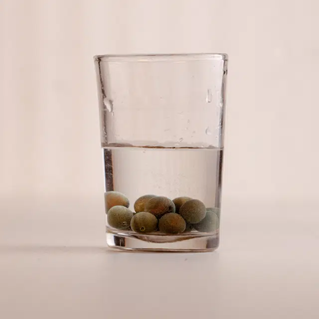 阿七 国潮小众转运珠双圈叠戴菩提莲花精致复古礼上岸新中式招财佛珠 绿檀 手串 男女同款情侣款