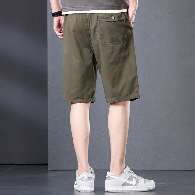 【dme】 美式复古潮流百搭时尚简约舒适日常五分休闲短裤 男女同款