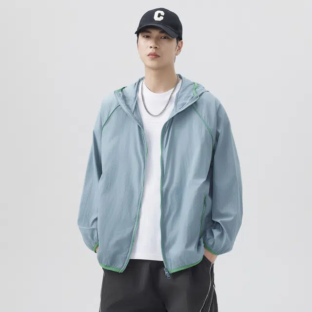 【dme】 户外登山连帽春夏情侣轻薄百搭休闲外套防晒服 男女同款