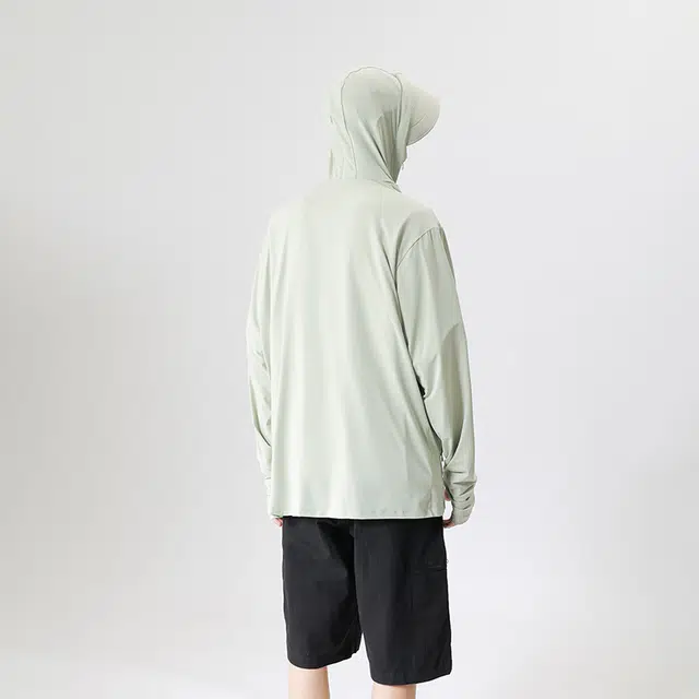 【dme】 冰丝夏季防紫外线可拆卸帽檐皮肤衣外套防晒服 男女同款