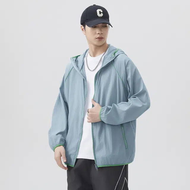 【dme】 户外登山连帽春夏情侣轻薄百搭休闲外套防晒服 男女同款