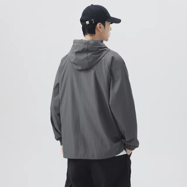 【dme】 山系机能风轻薄户外连帽宽松外套防晒服 男女同款