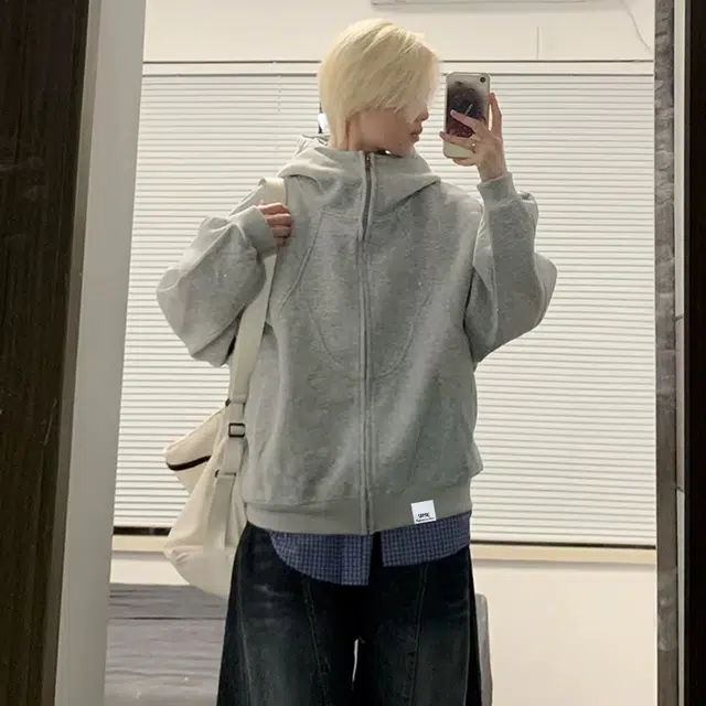 【dme】 潮牌美式高街重磅结构设计宽松连帽上衣外套男秋款时尚休闲情侣百搭中性卫衣帽衫 男女同款