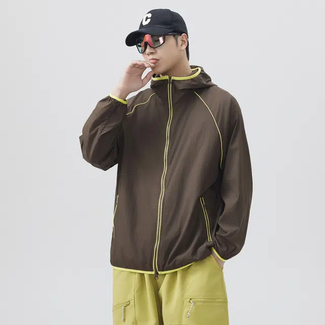 【dme】 户外登山连帽春夏情侣轻薄百搭休闲外套防晒服 男女同款
