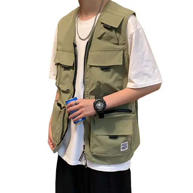 【dme】 美式高街潮牌机能风多口袋工装宽松百搭夹克外套 男款