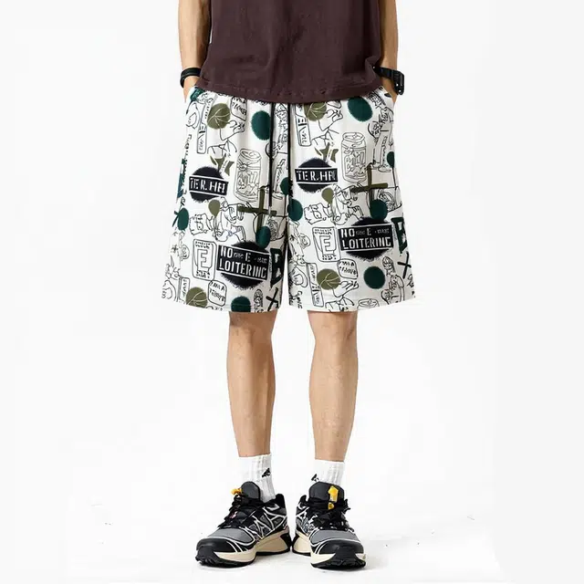 【dme】 宽松百搭运动薄款潮牌沙滩舒适五分休闲短裤 男女同款