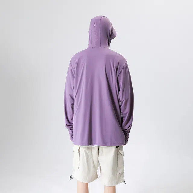 【dme】 冰丝夏季防紫外线可拆卸帽檐皮肤衣外套防晒服 男女同款