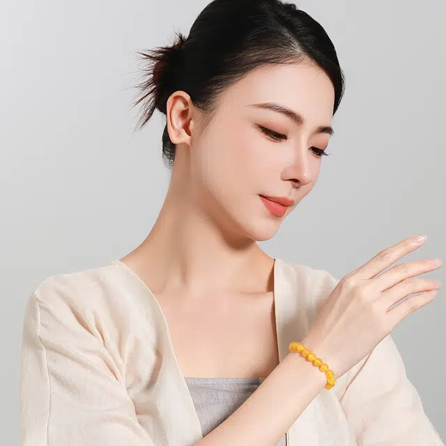 梦金园 多彩转运珠手饰 简约个性时尚日常通勤百搭 招财纳福学业事业上岸#好运 玉髓 手串 女款