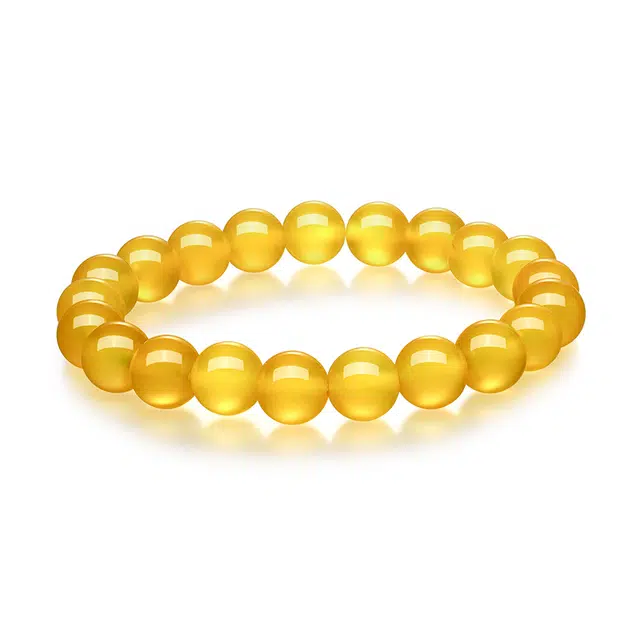 梦金园 多彩转运珠手饰 简约个性时尚日常通勤百搭 招财纳福学业事业上岸#好运 玉髓 手串 女款