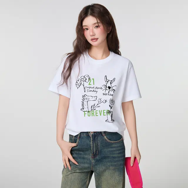 FOREVER 21 logooversize T