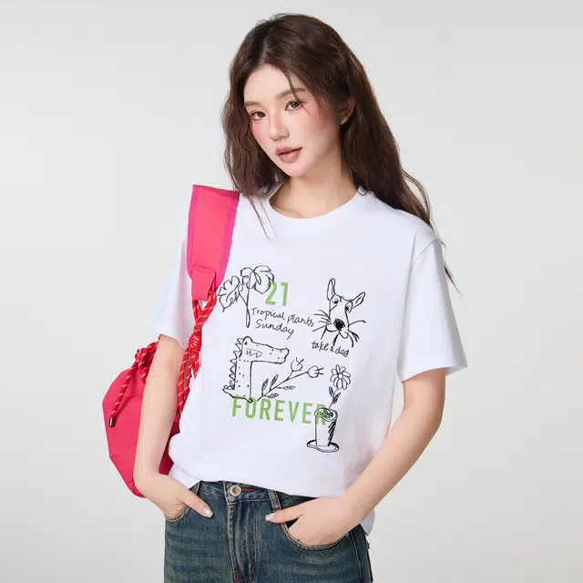 FOREVER 21 logooversize T