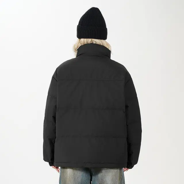 鸭鸭 创意笑脸字母刻字膜简约时尚设计运动休闲美式复古潮流户外撞色立领防风防寒宽松舒适百搭通勤保暖羽绒服 男女同款