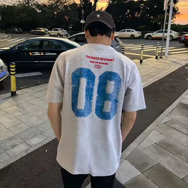 YICHEN 08240GvintagecleanfitT