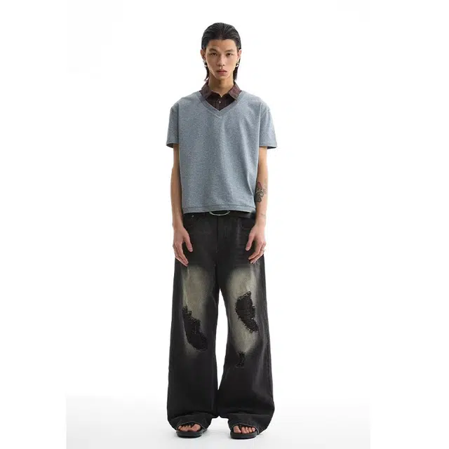 YICHEN boxycleanfitPolo