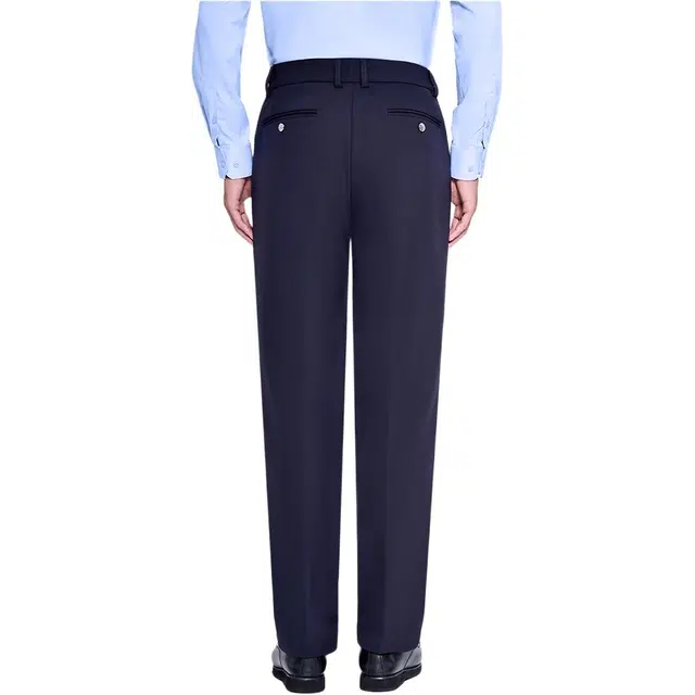 蜀黍家 早秋潮流时尚八代远途者春秋通勤裤修身正装商务西装裤 男款