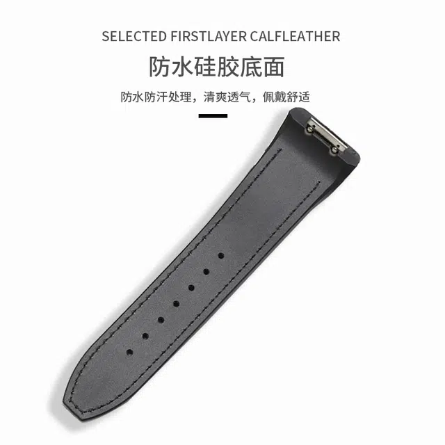 达梭 法兰克穆勒适用 手表表带 鳄鱼皮材质 男女通用品味