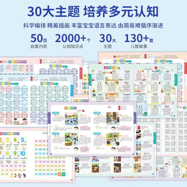 乐乐鱼 会说话的幼小衔接有声书 早教益智玩具