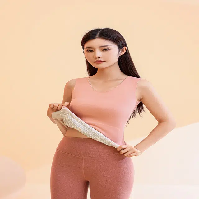 都市丽人 纯色抑菌贴身保暖无痕保暖背心 女款