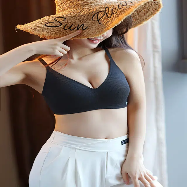 都市丽人 舒适透气聚拢薄款小胸无痕提拉蕾丝调整型文胸 女款