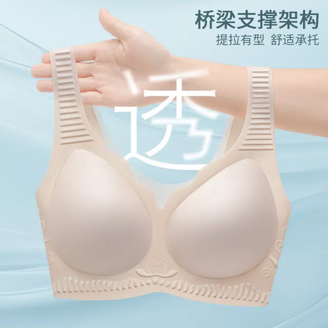 都市丽人 软支撑聚拢柔软透气无痕隐形舒适贴合肌肤不勒文胸 女款