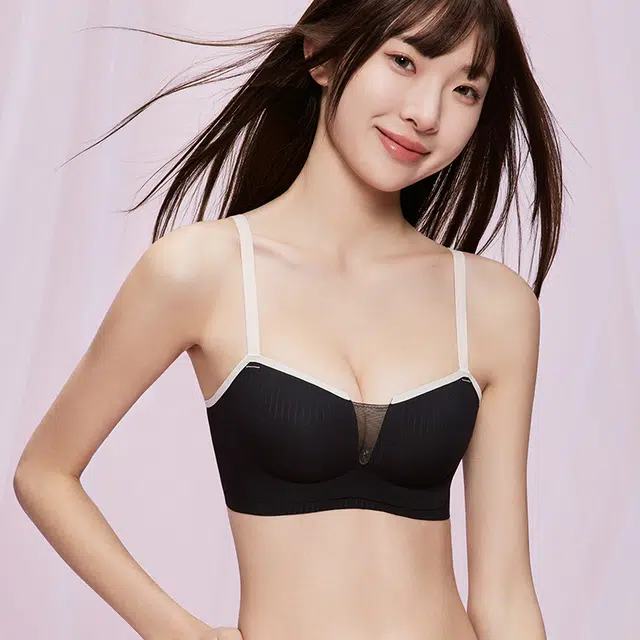都市丽人 时尚网纱无痕聚拢美背文胸 女款