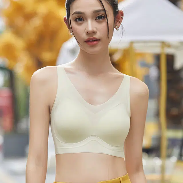 都市丽人 美背舒适透气聚拢薄款无痕睡眠小胸文胸 女款