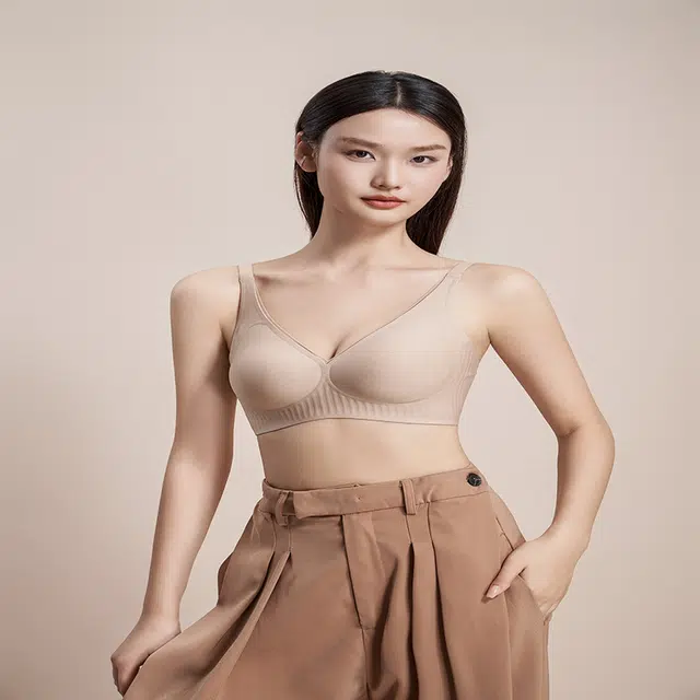 都市丽人 舒适透气聚拢薄款无痕调整型上托文胸 女款