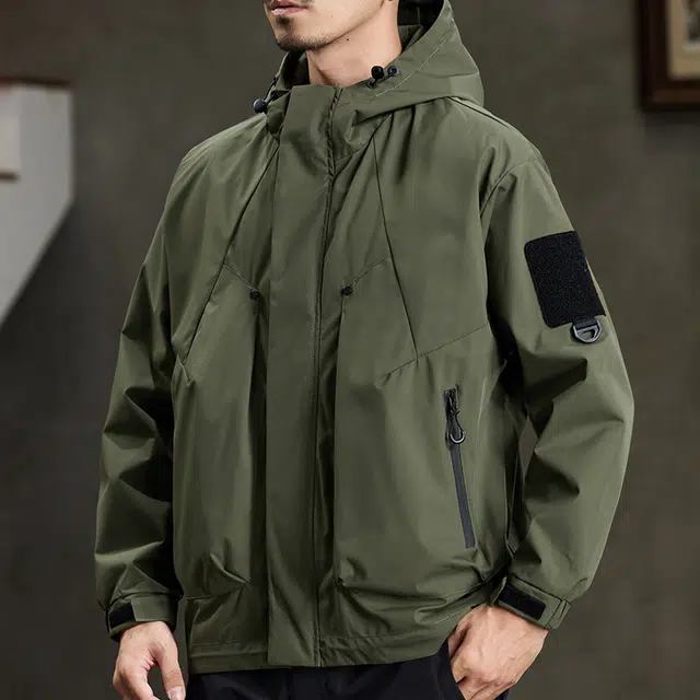 【dme】  美式潮流宽松休闲户外连帽百搭登山服  防水防风速干防寒冲锋衣 男女同款