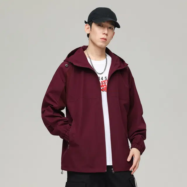 【dme】 潮牌山系连帽工装宽松夹克外套 男女同款