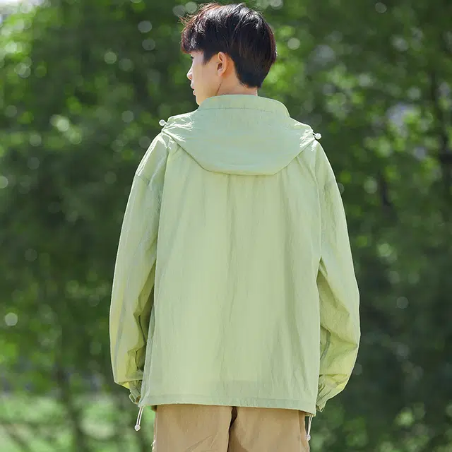 【dme】 山系户外宽松薄款冰丝连帽防晒服 男女同款