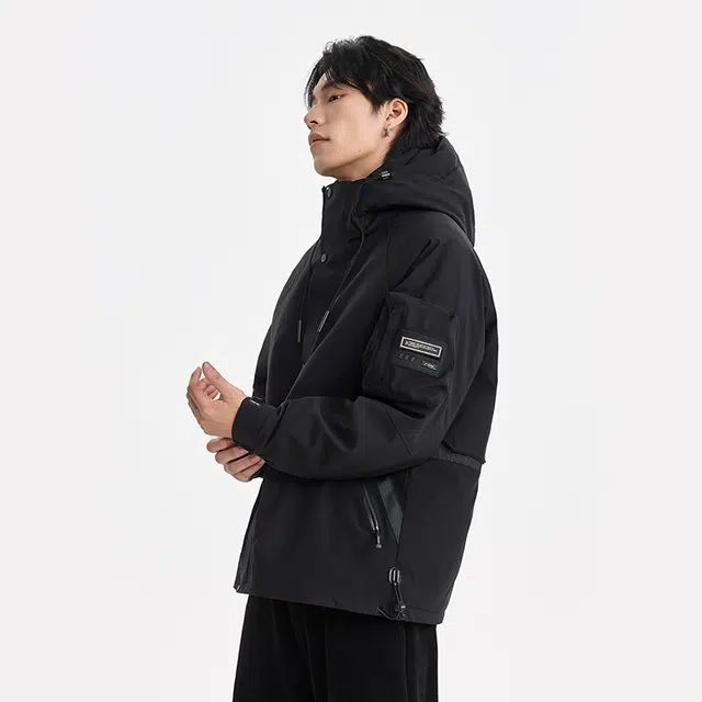 【dme】 美式户外工装连帽保暖防风防水羽绒服 男女同款