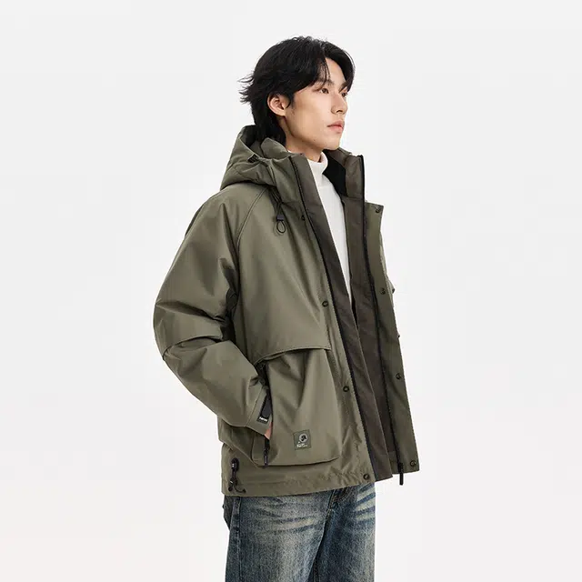 【dme】 户外山系机能工装保暖羽绒服 男女同款