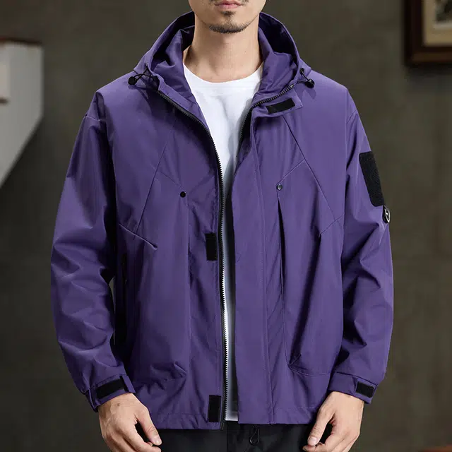 【dme】  美式潮流宽松休闲户外连帽百搭登山服  防水防风速干防寒冲锋衣 男女同款