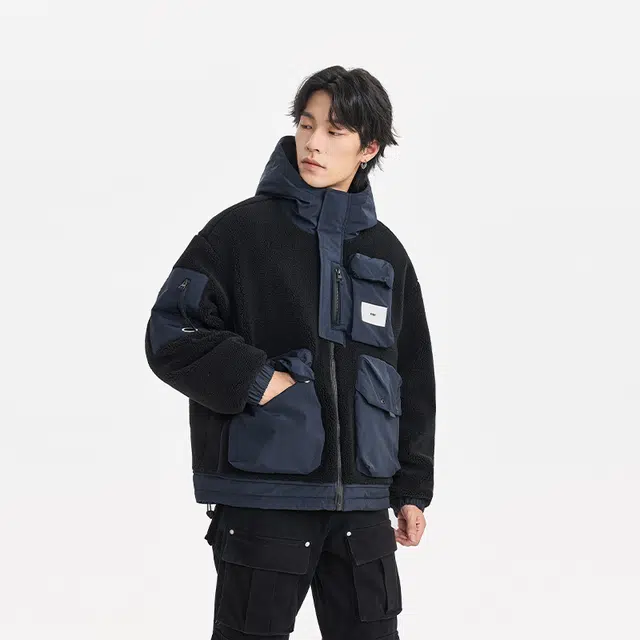 【dme】 日系工装百搭休闲长袖羽绒服 男女同款