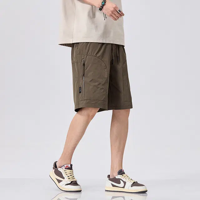 【dme】 美式宽松百搭舒适运动五分休闲短裤 男女同款