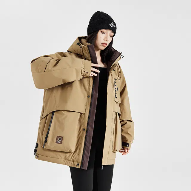 【dme】 户外山系机能工装保暖羽绒服 男女同款