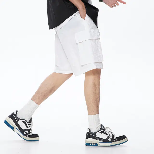 【dme】 美式机能宽松百搭舒适山系户外速干透气梭织五分工装休闲短裤 男女同款